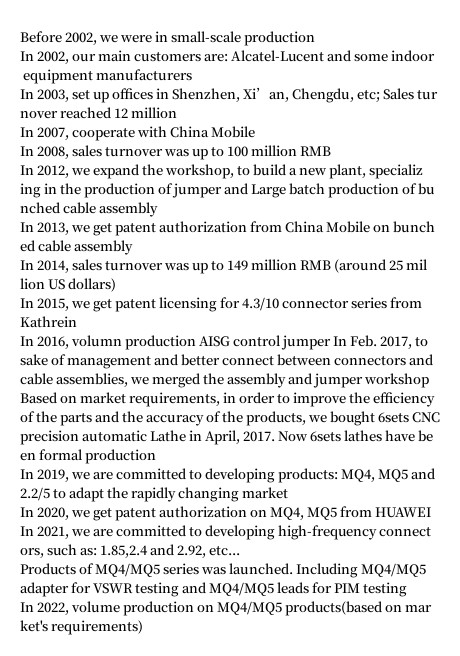 Development History