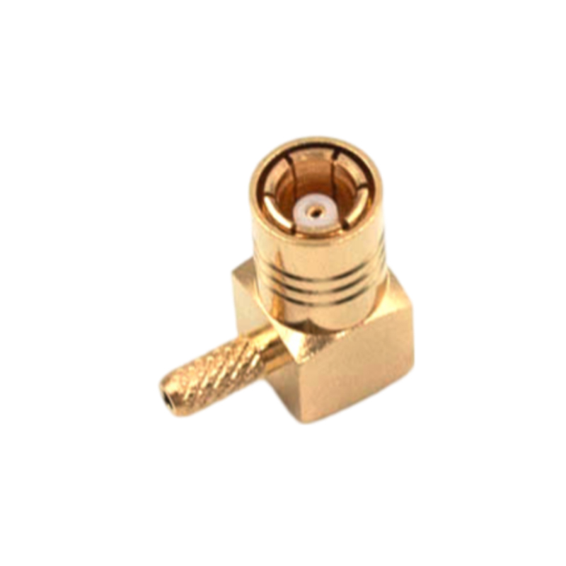 SMB Female Right Angle Connector For RG178 Cable