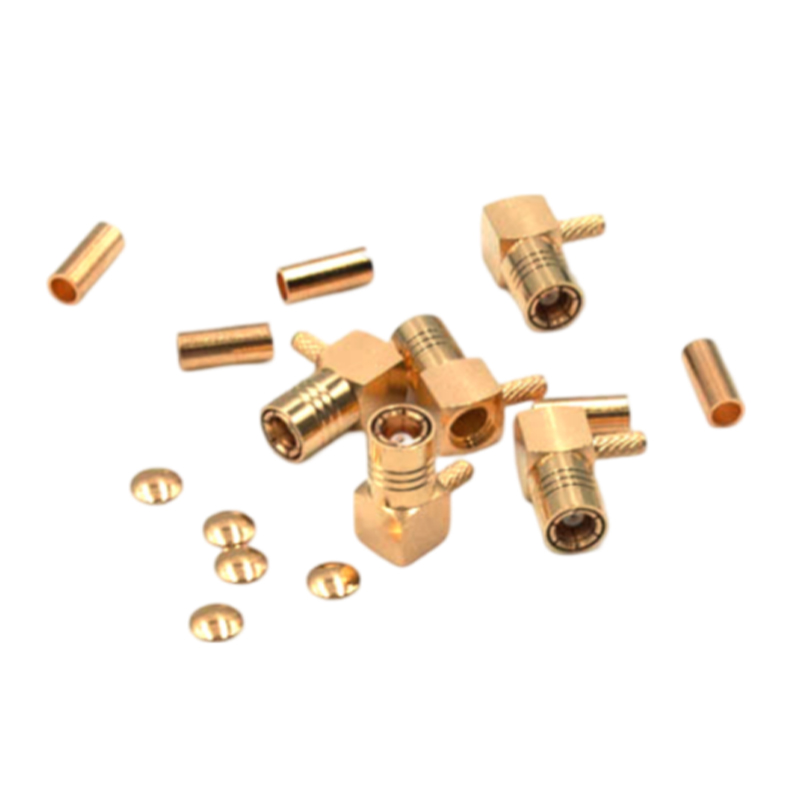 SMB Female Right Angle Connector For RG178 Cable