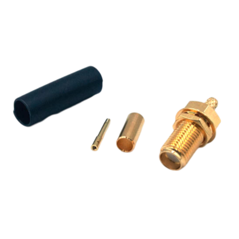 SMA Female Bulkhead Connector For RG174 Cable