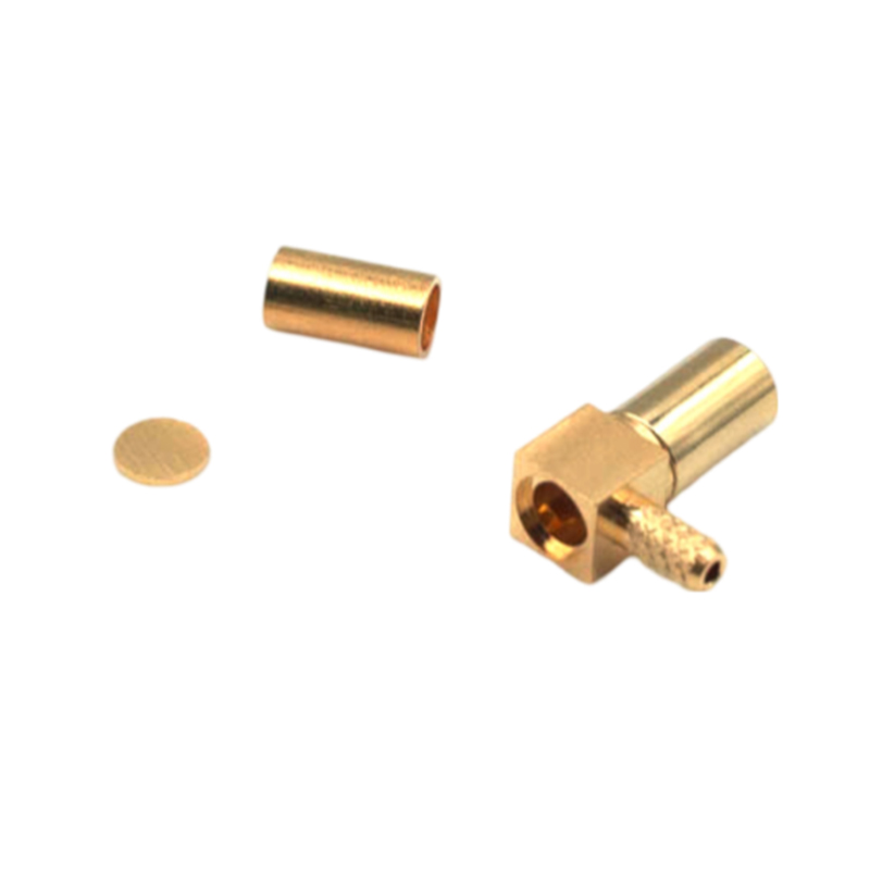 SSMB female right angle connector for RG178 cable