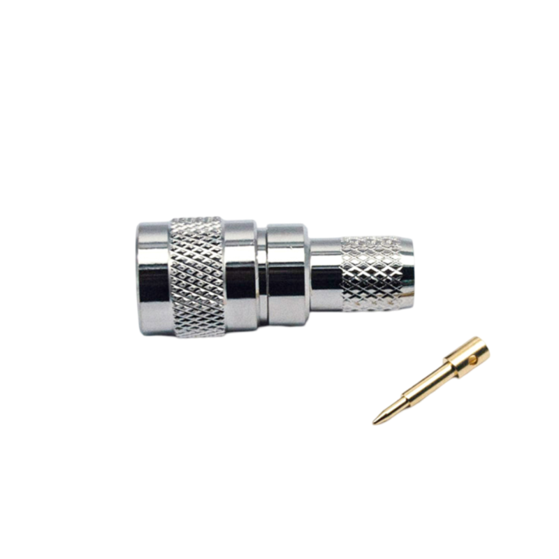 TNC male connector for RG214 cable