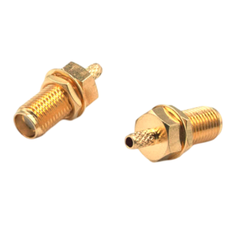 SMA Female Bulkhead Connector For RG174 Cable