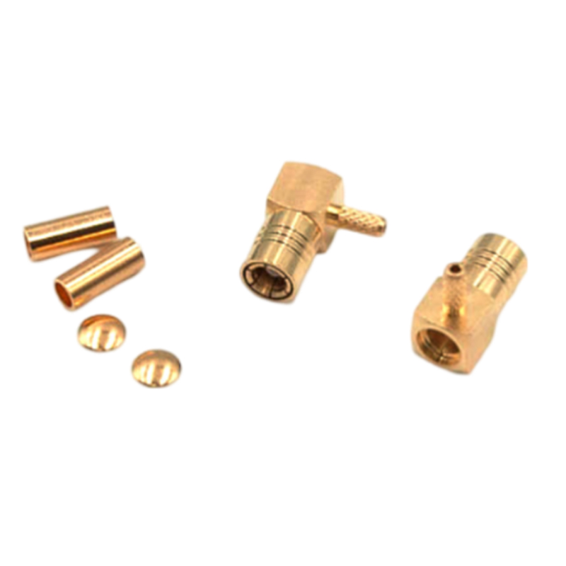 SMB Female Right Angle Connector For RG178 Cable