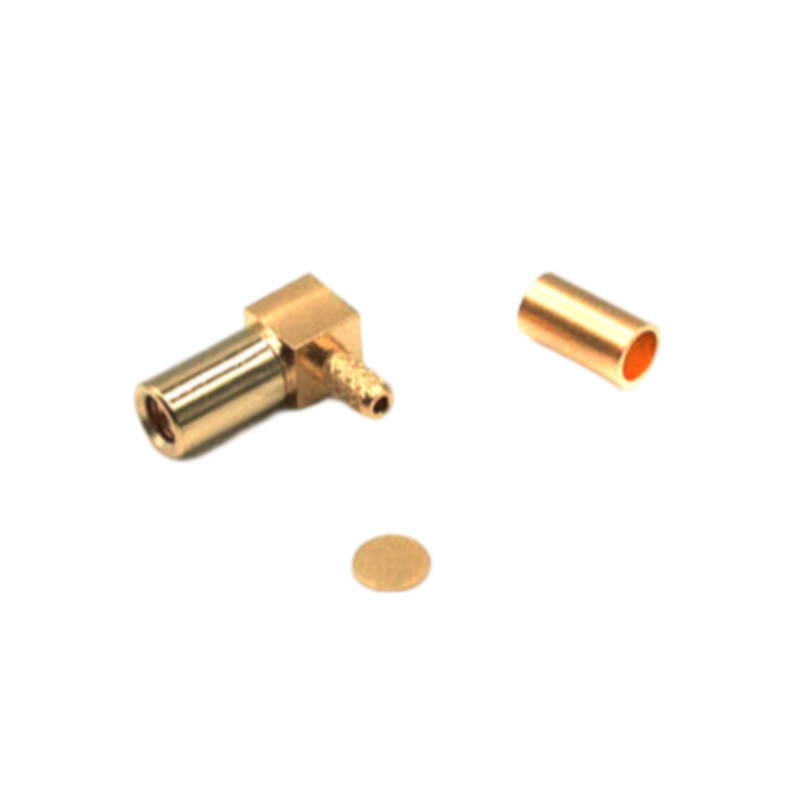 SSMB female right angle connector for RG178 cable