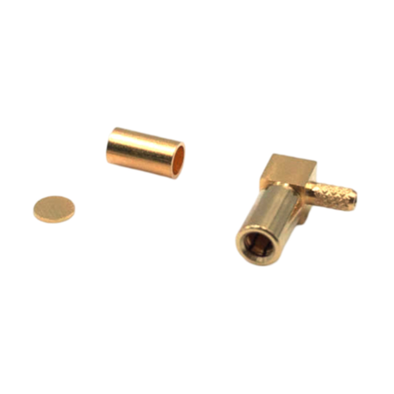 SSMB female right angle connector for RG178 cable