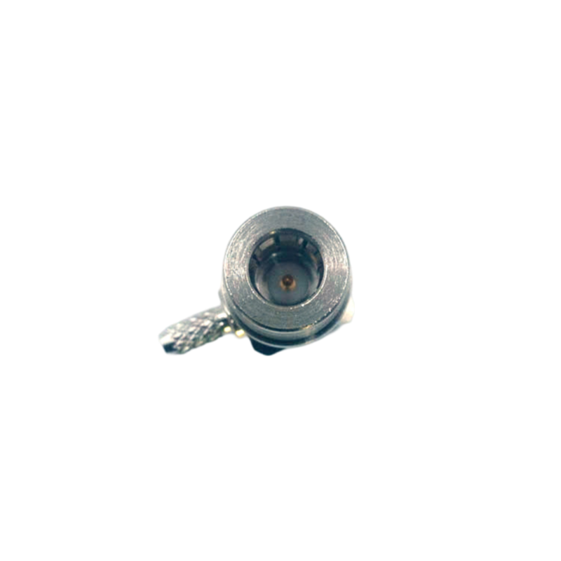 QMA male right angle connector for RG316 cable