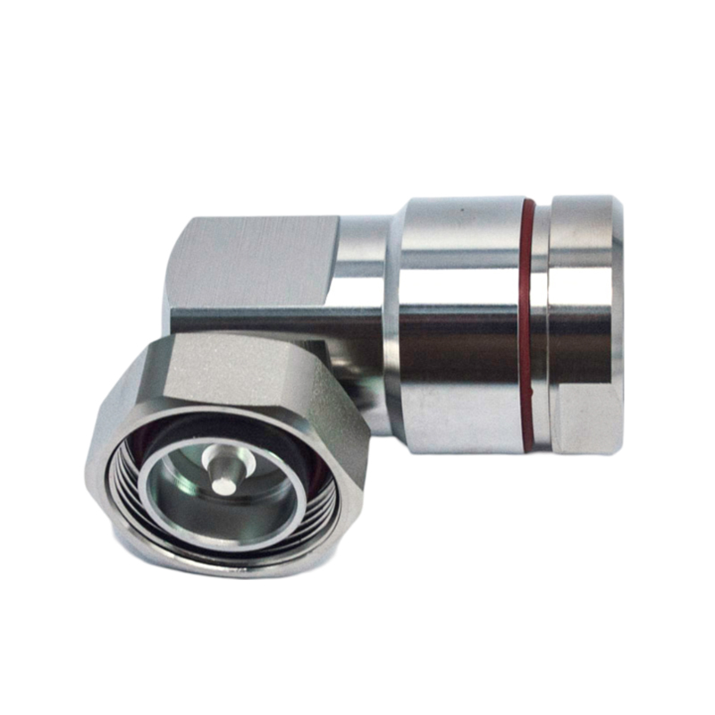 7/16 MALE R/A CONNECTOR FOR 7/8” CABLE