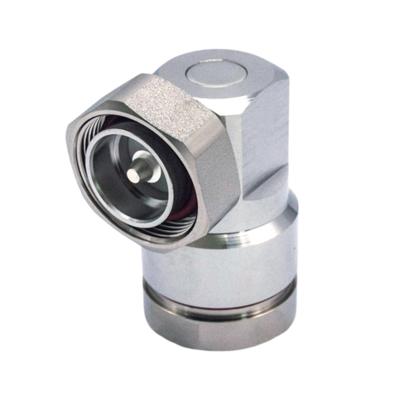 7/16 MALE R/A CONNECTOR FOR 7/8” CABLE