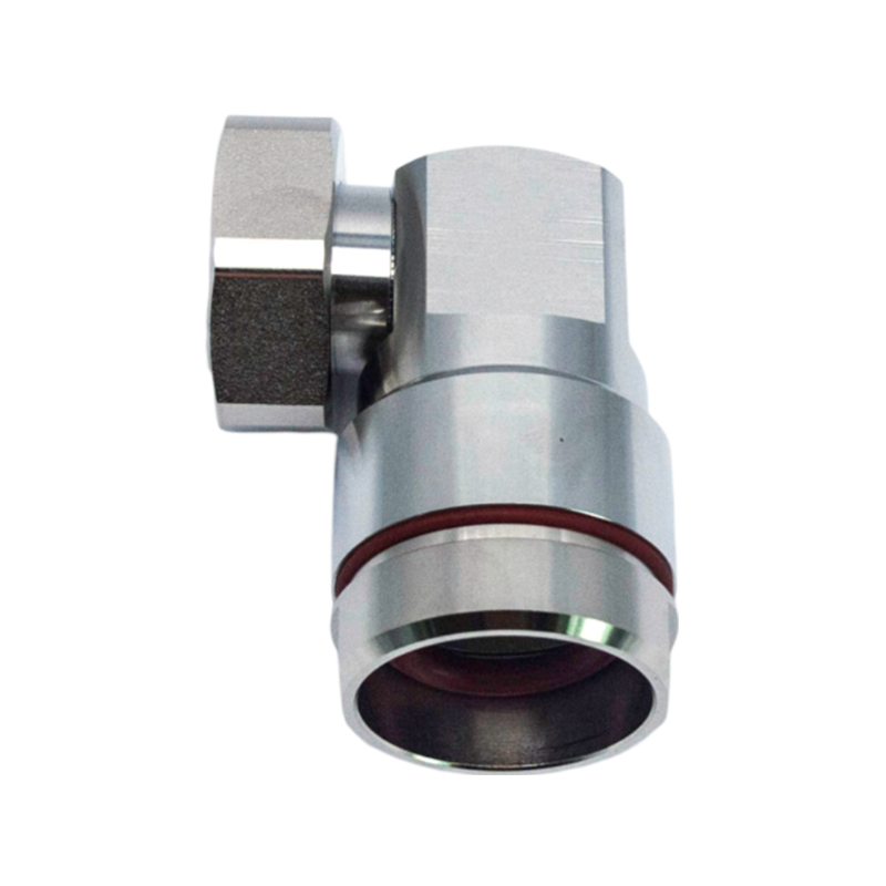 7/16 MALE R/A CONNECTOR FOR 7/8” CABLE